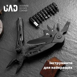 Мультитул 13 инструментов UAD Черный Черный