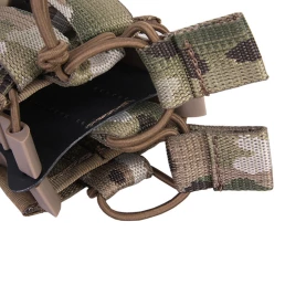 Подсумок военный двойной для магазинов AK/AR Emerson Мультикамуфляж