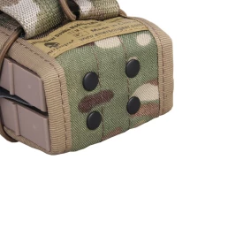 Подсумок военный двойной для магазинов AK/AR Emerson Мультикамуфляж