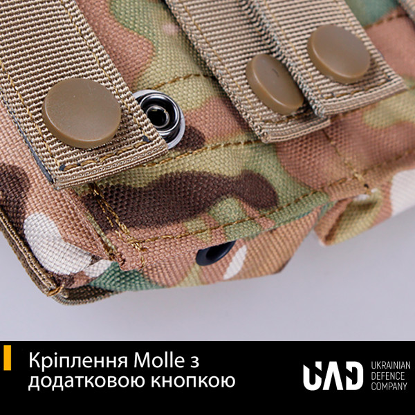 Підсумок військовий потрійний для магазинів AK/AR UAD Койот