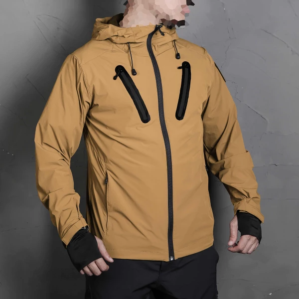 Куртка вітровка Emerson Hattori skin windbreaker Softshell Койот
