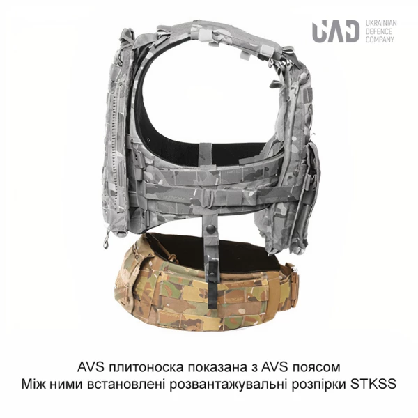 Тактичний розвантажувальний пояс Emerson AVS Low Profile CP Style Койот