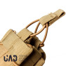 Підсумок військовий одинарний для магазинів AK/AR UAD Койот