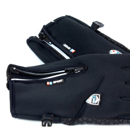Спортивні тактичні рукавички вітро та вологозахисні з утепленням STORM UAD Чорні