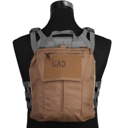 Сумка панель-рюкзак на спину Emerson AVS для плитоноски на ZIP и MOLLE Койот