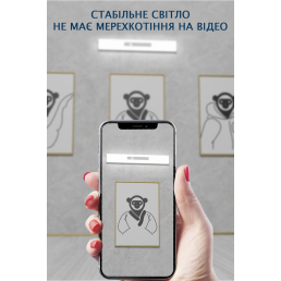 Набір світильників UAD 3 шт LED 21 см з датчиком рухe USB